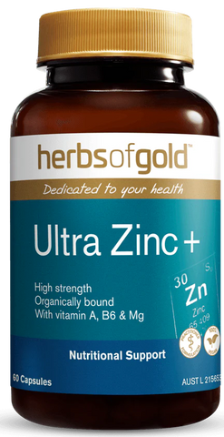 Herbs Of Gold - Ultra Zinc + 60 Capsules