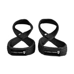 Gym Reaper- Figure 8 Lifting Straps Black